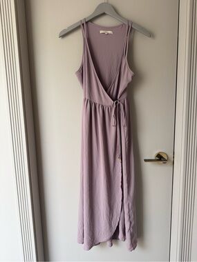 Monk & Lou Sleeveless Wrap Dress